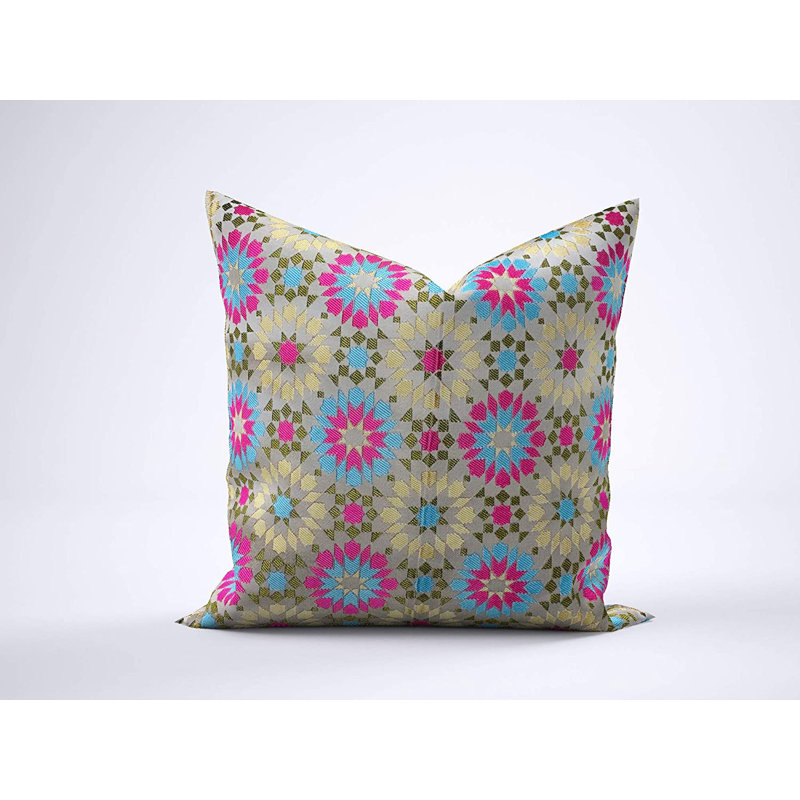 Dungorbery Geometric Square Cushion Cover, Multi-Color