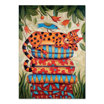 L'indulgenza del Leopardo by Cindy Revell - Rectangle Print