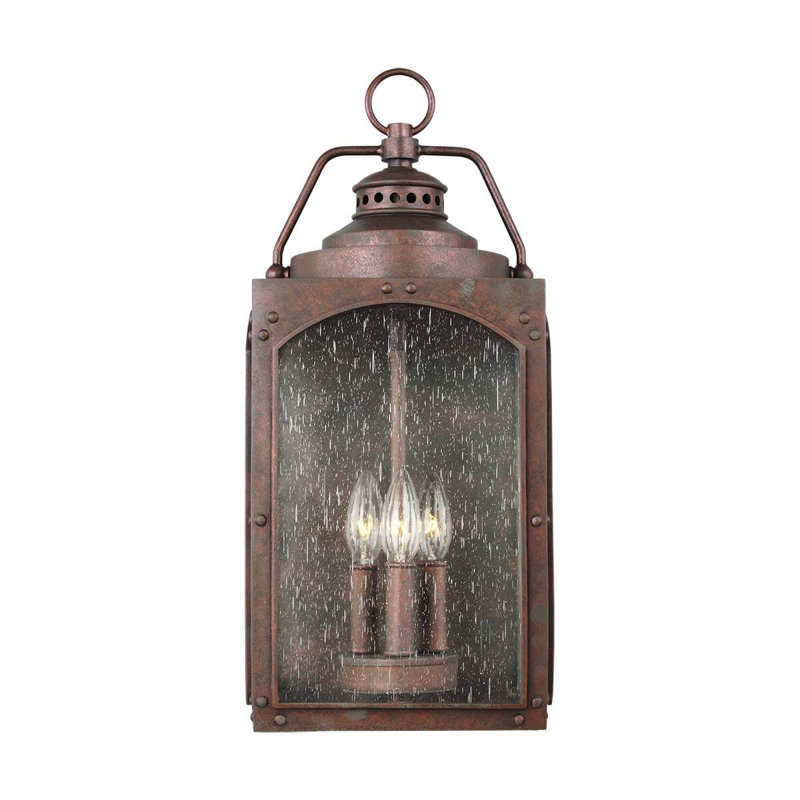 Browyn Bronze 3 - Bulb 51cm H Outdoor Wall Lantern
