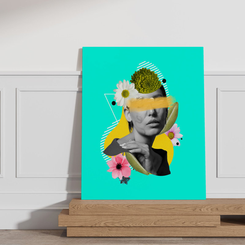 Peinture décorative sur toile, H 39,4 po x l 27,6 po
