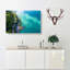 Lake View In Switzerland In Abstract - Wrapped Canvas-55312156