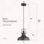 Luminaire suspendu en bronze huilé Ricciardi