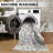 GLN Rugs Traditional Collection - Machine Washable Area Rug, Bohemian Vintage Washable Rug, Non Slip Area Rug, Low Pile Chenille Living Room Rug, Bedroom Rug, Bathroom Rug (Beige and Gray Rug)-906944588