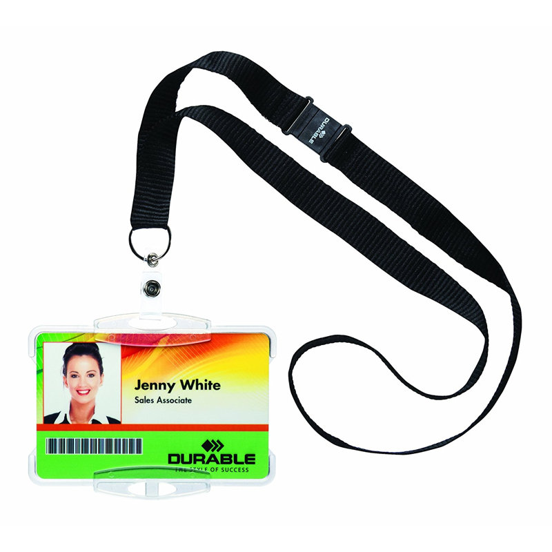Porte-insigne d'identification ouvert