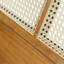 Base de lit plateforme en bois d'hévéa, base de lit très grand avec tête de lit incluse, lit de style Mid-Century de couleur naturelle-903436735