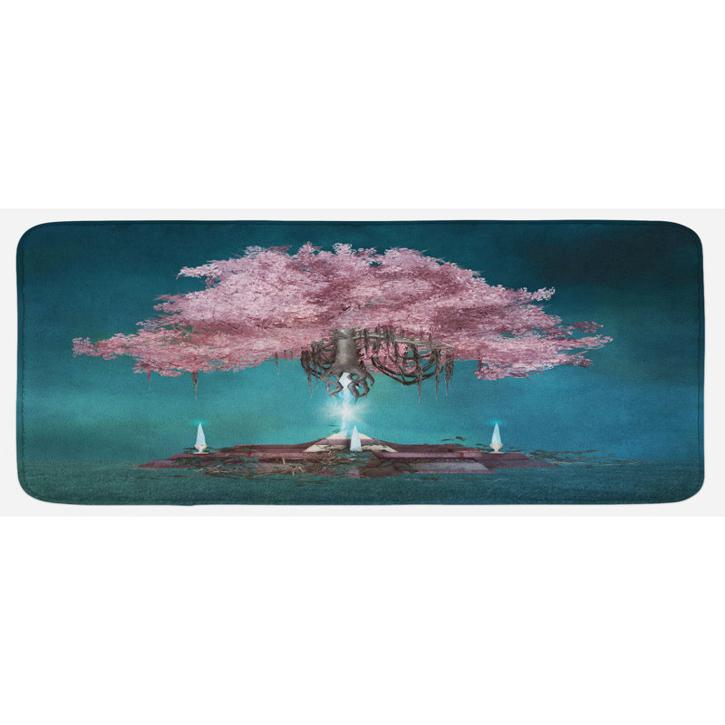 Modern & Contemporary Polyester Kitchen Mat