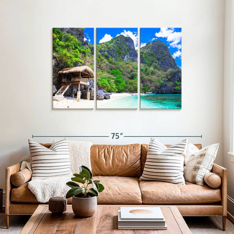 Plage Gillard El Nido Pristine, H 36 po x l 57 po