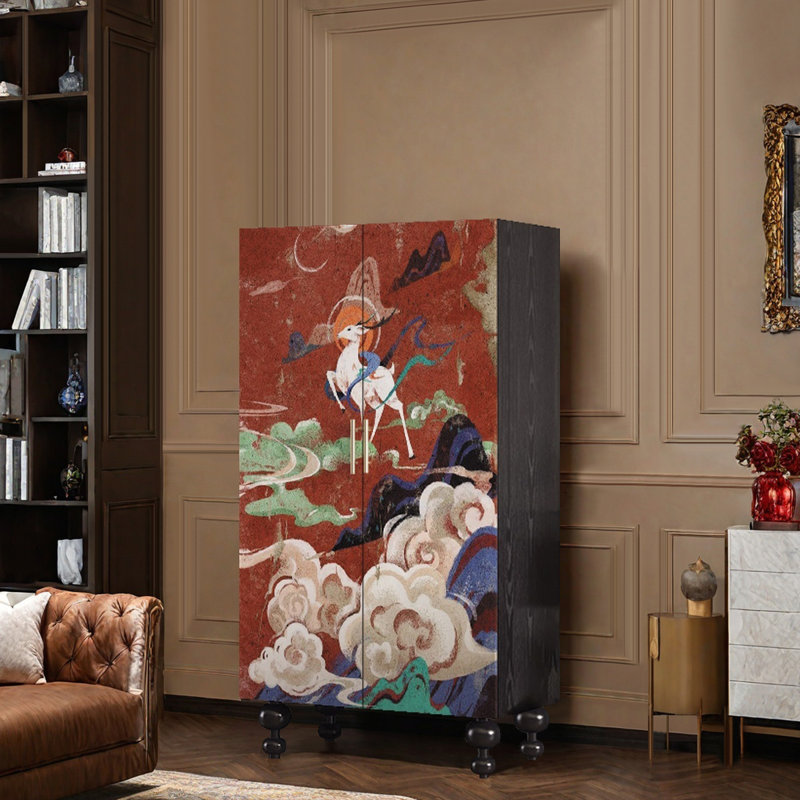 Household simple durable vintage wardrobe