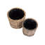 Rattan 2 Piece Planter Basket Set