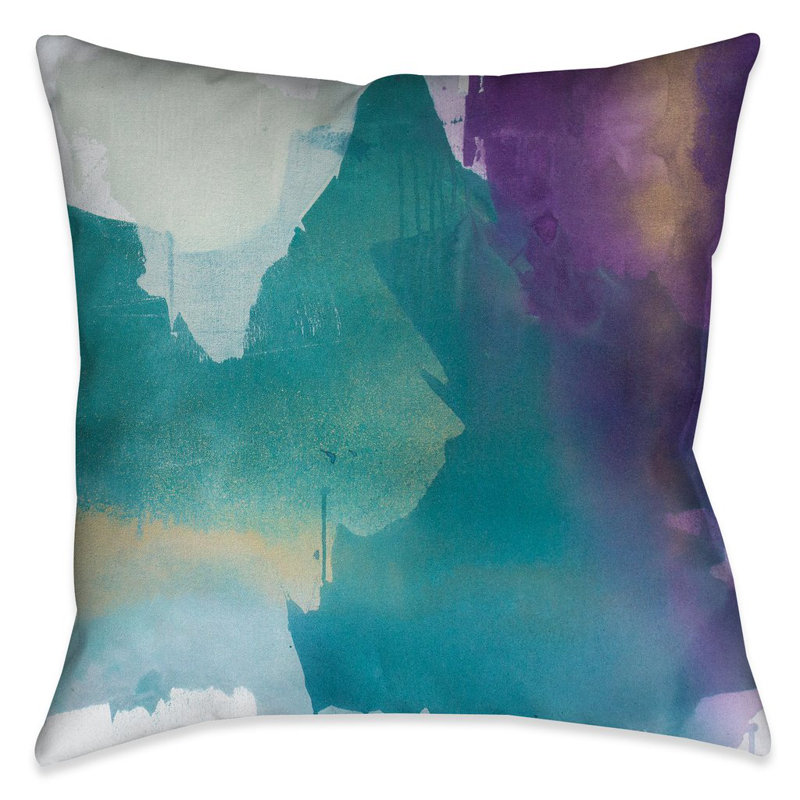 Coussin Exquis Strokes, 18 po x 18 po, Intérieur