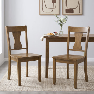 17.5"H Solid Wood Dining Chair