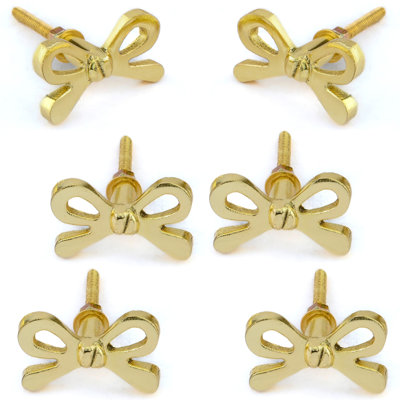Bow 1 7/8" Length Novelty Knob Multipack