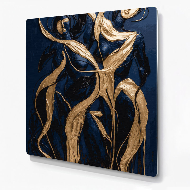 Art mural abstrait gris figuratif 67, H 16 po x l 16 po