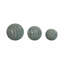 Set Of 3 Ceramic Orbs With Wavy Design – Modern Decorative Accents For Home & Office