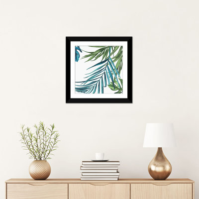 « palm leaves iii », impression sur toile