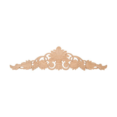 Applique en bois de vigne à finition bois massif 3-7 / 8 po x 16-1 / 8 po x 1/2 po