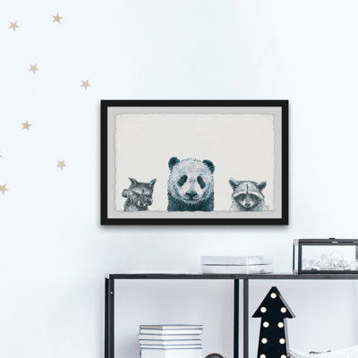 Brockington 'Shy Trio' Framed Print
