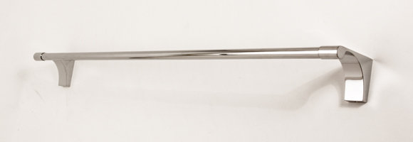 Luna Wall Mounted Towel Bar, Polished Chrome