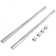 Linear Guide Rail Set, 2 PCS Guide Rails and 4 PCS SBR20UU Slide Blocks, Linear Rails and Bearings Kit for Automated Machines DIY Project CNC Router Machines