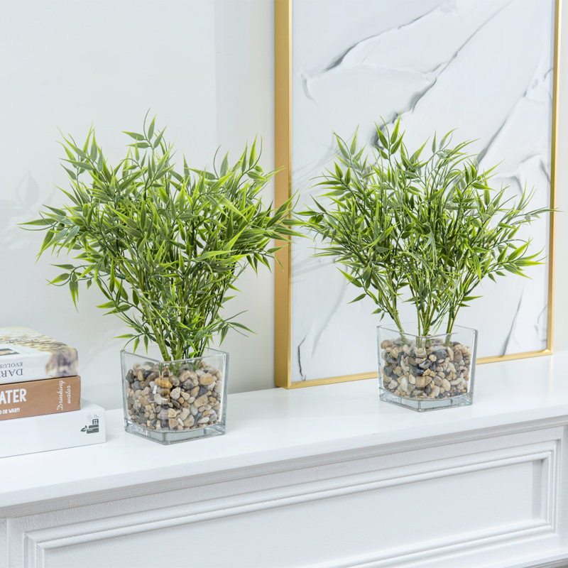 2 - Piece Artificial Plant Set