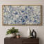 Reproduction d'art sur toile encadrée bleu marine-107118075-111665901
