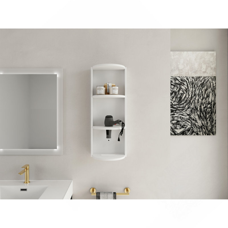 Support de rangement mural de 12 po pour salle de bain 12 po