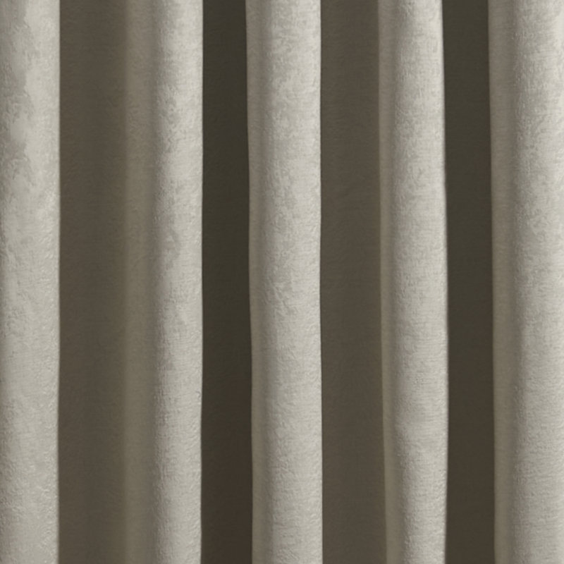 Strata Semi Sheer French Door Curtain Single Panel, Natural
