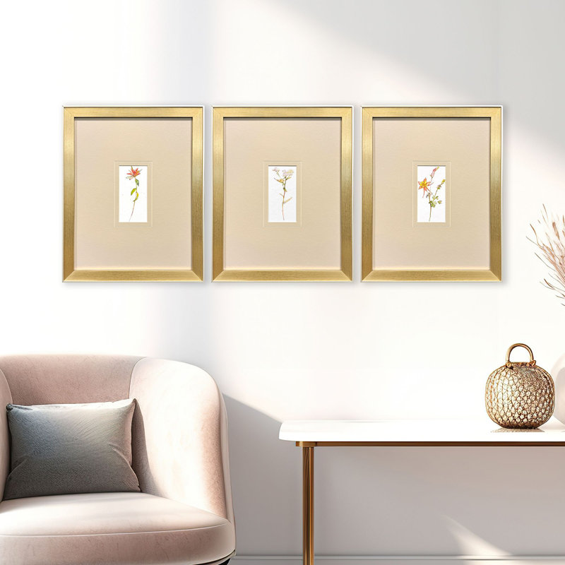 Pretty Florals II S/3 Print by Keeling Propac Images