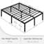 Metal Platform Bed with Heavy Duty Steel Slat Support-556581407
