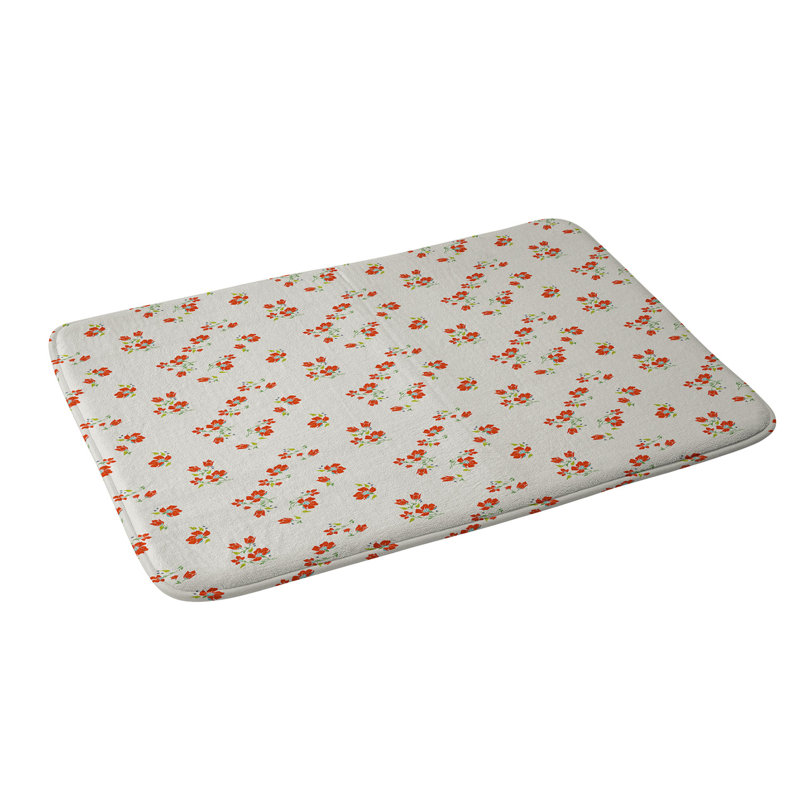 Tapis de bain Holli Zollinger VINTAGE FLORAL Holli Zollinger, Simple - L 17 po x l 24 po