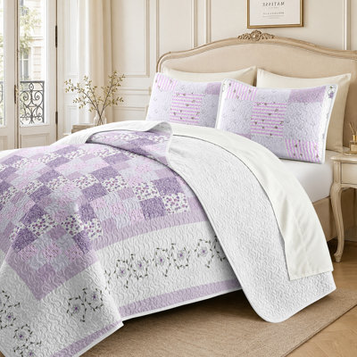 3 Pieces Full/queen/king Size Machine Washable Quilt Set, Reversible Bedspread Coverlet, All Seasons, Rustic Quilted Blanket Bedding Sets With Pillow Shams, Modern Style Thin Comforter, 2 Pieces Twin Quilt Set