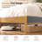 Mid-Century Upholstered Platform Bed-1303522898