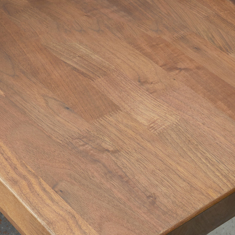 Table de salle à manger de style nordique avec lumière de luxe moderne, 29.5”H x 70.8”L x 34.6”W