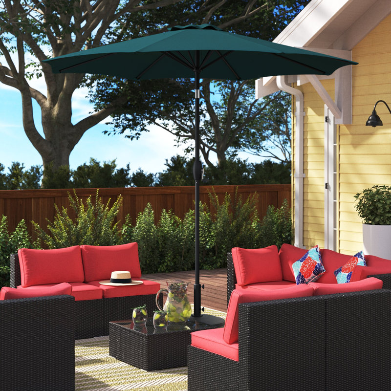 Pierpoint 108'' Market Umbrella, Dark Green