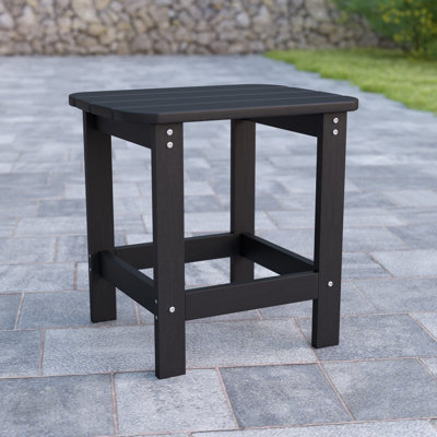 Table d'appoint Balasi en résine de polyester toutes saisons Adirondack