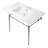 Kingston Brass Edwardian 37-Inch Ceramic Console Sink with Brass Legs-61166586-62257203