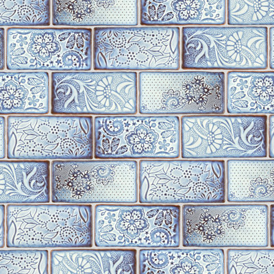 Antic Feelings 3" x 6" Ceramic Patterned Subway Tile