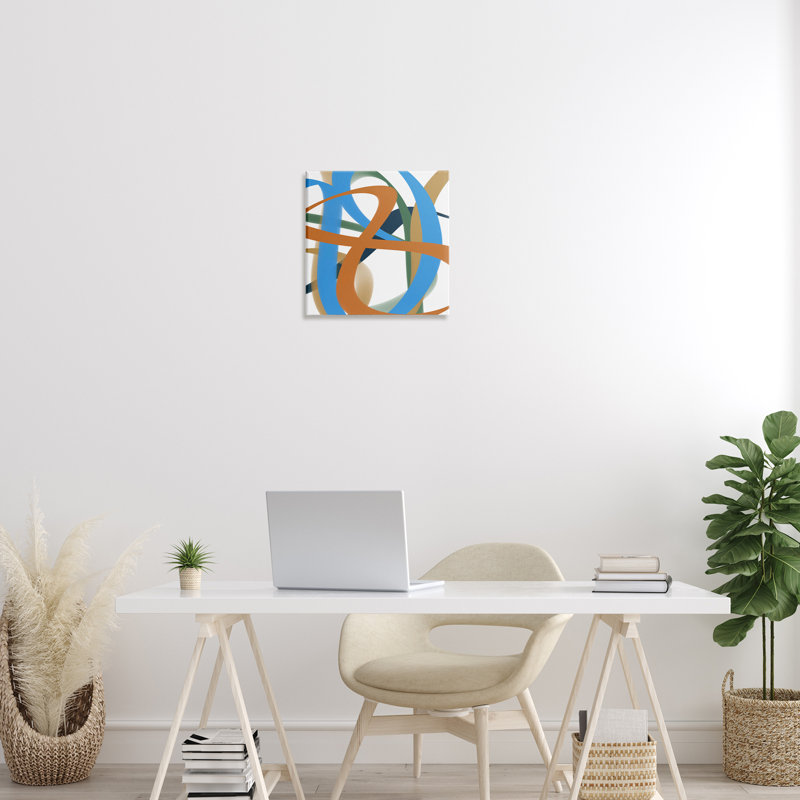 Dynamic Elemento Movement Canvas, design by Atelier Posters, 17" H x 17" W