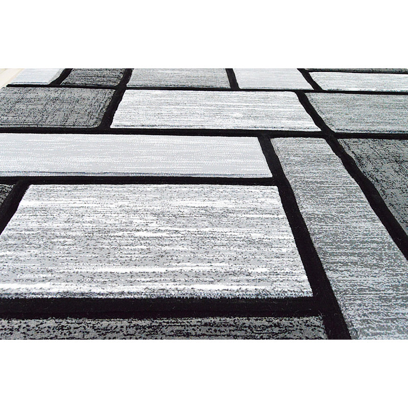 Mccampbell Abstract Indoor Rug, Rectangle 5' x 8'
