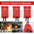 4x Large Fire Blanket Fireproof For Home Kitchen Office Caravan Emergency Safety