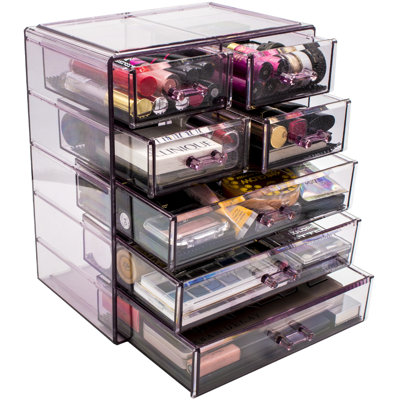 Boîte de rangement pour maquillage et bijoux