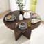 Ensemble de table de salle à manger extensible 4 pièces avec rallonge amovible 4 pièces-1893299253-1893299254