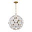 Lustre en laiton vieilli 18,25 po Seguis-1280960108-1280960109