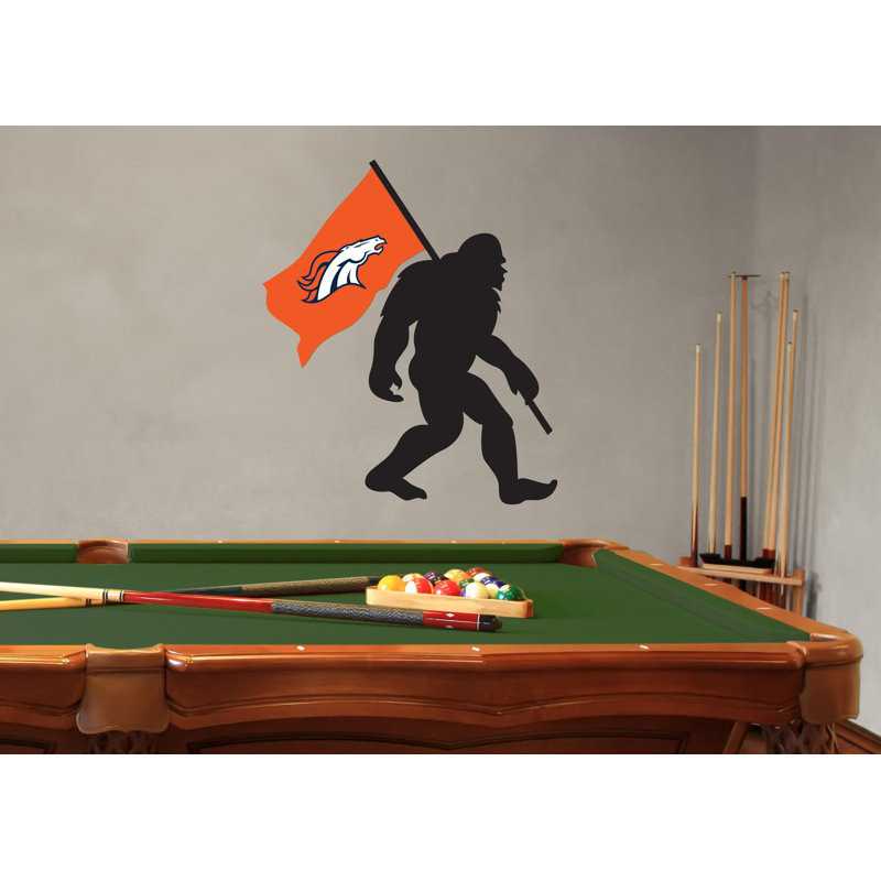 Denver Broncos Big Foot Wall Decal
