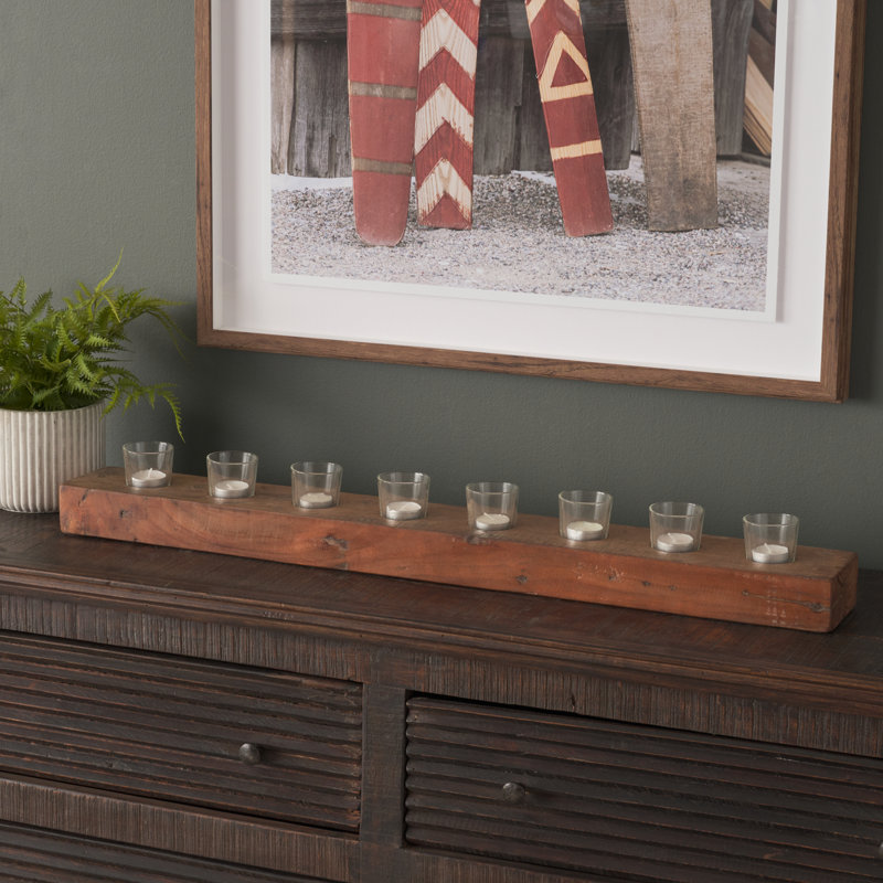 Lakara Wood Votive Holder