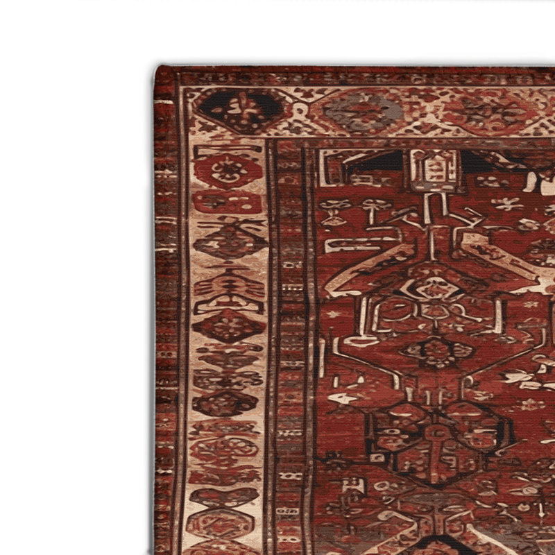 Tapis turc intérieur et extérieur brun, Rectangulaire 2 pi x 3 pi