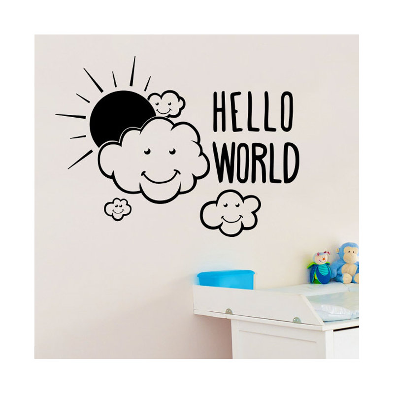 Wall Decal, Medium, Black