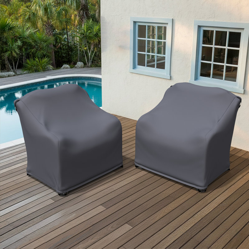 Housses de chaise longue d'extérieur en osier pour patio