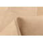 Tapis beige / brun clair en cuir de vache à motif géométrique Arvelle