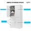 Armoire de rangement haute et large avec portes-113582860